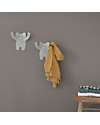 Tresxics Plain Coat Rack Elephant - Soft Grey - Steel Hangers