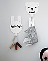 Tresxics Rabbit Wall Hook Tellkido and Tresxics, White - Customizable! Hangers