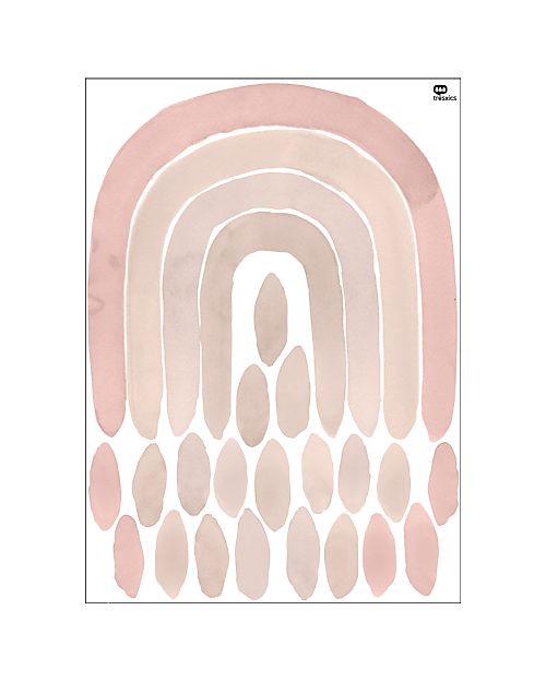 Tresxics Removable Wall Sticker Rainbow - Pink Wall Stickers
