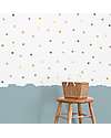 Tresxics Removable Wall Stickers Dots - Different Bluish Colour Palette - 2 Sheets Wall Stickers