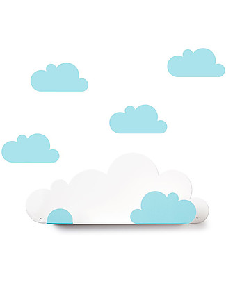 Tresxics Shelf Clouds with Stickers - Blue Shelves