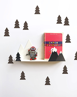 Tresxics Shelves Fir Trees - Black Shelves