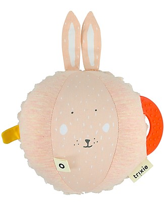 Trixie Activity ball, Mrs Rabbit - Stimulates Sight, Hearing and Touch Newborn Toys