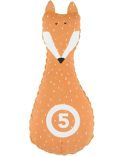 Trixie Baby Bowling Set - 5 Animal Pins + Soft Ball Outdoor Games and Toys_