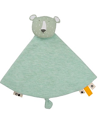Trixie Baby Comforter, Mr Polar Bear - Blanket, Animal Toy and Dummy Clip! Doudou & Comforters