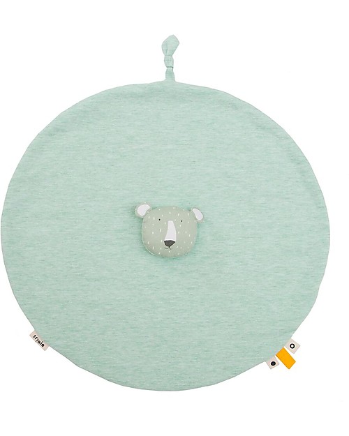 Trixie Baby Comforter, Mr Polar Bear - Blanket, Animal Toy and Dummy Clip! Doudou & Comforters