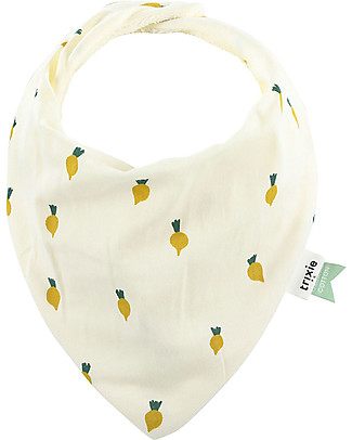 Trixie Bandana Bib Tiny Turnip - 100% organic cotton Bandana Bibs