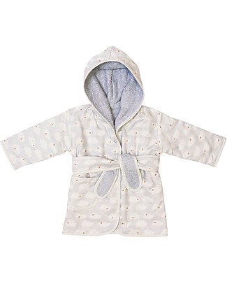 Trixie Bathrobe for Child Aged 5-6 years, Clouds - Cotton Towels And Flannels