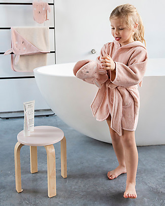 Trixie Bathrobe for Child Aged 5-6 years, Mrs Rabbit - Organic Terry Towels And Flannels