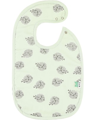 Trixie Bib with Adjustable Snap, Blowfish - Cotton Large Bibs