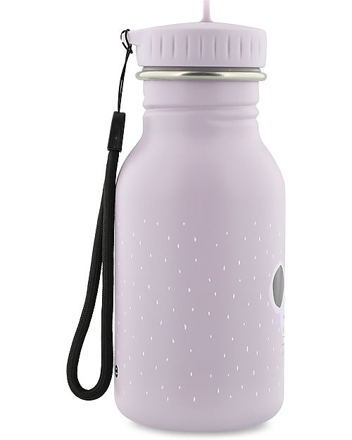 Trixie Bottle in Stainless Steel - 350 ml - Mrs Mouse - Lilac Non-Thermal Water Bottles