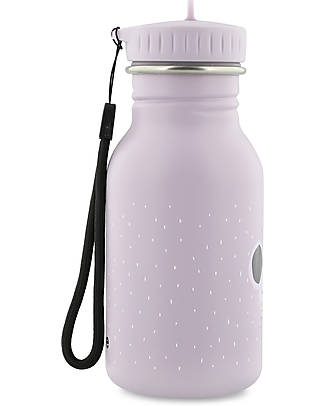 Trixie Bottle in Stainless Steel - 350 ml - Mrs Mouse - Lilac Non-Thermal Water Bottles