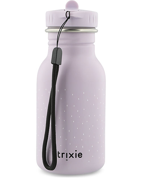 Trixie Bottle in Stainless Steel - 350 ml - Mrs Mouse - Lilac Non-Thermal Water Bottles