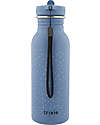 Trixie Bottle in Stainless Steel - 500 ml - Mr Elephant - Blue Non-Thermal Water Bottles
