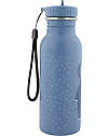 Trixie Bottle in Stainless Steel - 500 ml - Mr Elephant - Blue Non-Thermal Water Bottles