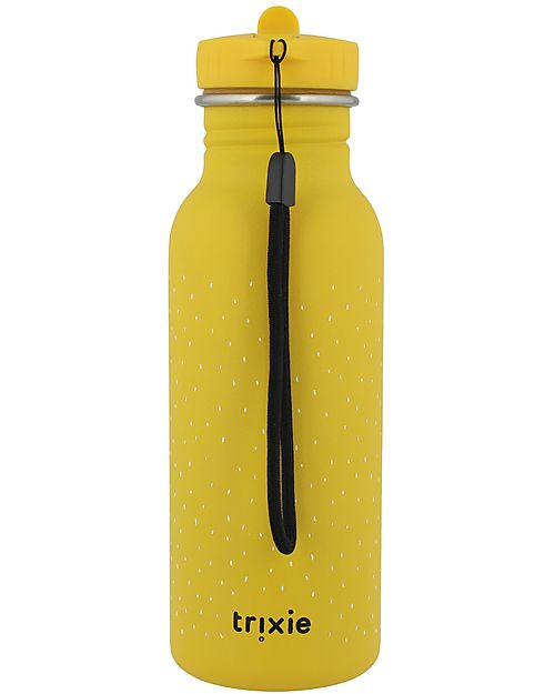 Trixie Bottle in Stainless Steel - 500 ml - Mr Lion - Yellow Non-Thermal Water Bottles