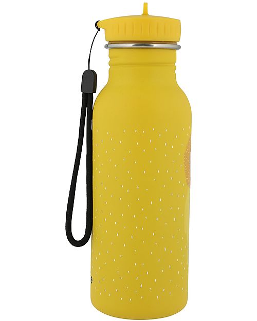 Trixie Bottle in Stainless Steel - 500 ml - Mr Lion - Yellow Non-Thermal Water Bottles