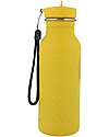 Trixie Bottle in Stainless Steel - 500 ml - Mr Lion - Yellow Non-Thermal Water Bottles