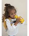 Trixie Bottle in Stainless Steel - 500 ml - Mr Lion - Yellow Non-Thermal Water Bottles