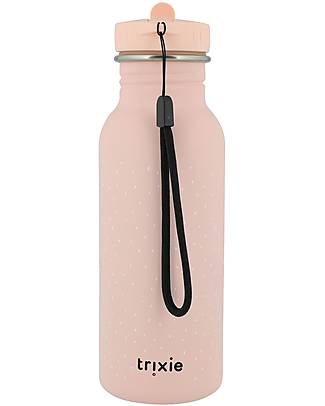 Trixie Bottle in Stainless Steel - 500 ml - Mrs Rabbit - Pink Metal Bottles