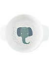 Trixie Bowl with Handles in Bamboo, Mrs Elephant - Encourage the child Feed Himself Bowls & Plates