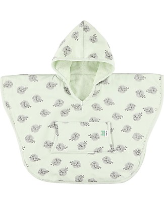 Trixie Hooded Terry Poncho, Blow Fish - 2-4 years Towels And Flannels