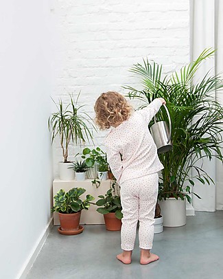 Trixie Long Sleeved Pyjiama 2 pieces, Moonstone - 100% Organic Cotton Pyjamas