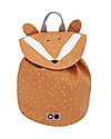 Trixie Mini Backpack for Primary School, Mr Fox - Cotton (37x32cm) Kindergarten Backpacks