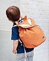 Trixie Mini Backpack for Primary School, Mr Fox - Cotton (37x32cm) Kindergarten Backpacks