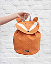 Trixie Mini Backpack for Primary School, Mr Fox - Cotton (37x32cm) Kindergarten Backpacks