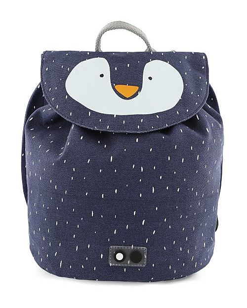 Trixie Mini Backpack - Mr Penguin - Blue - 30 x 23 cm Kindergarten Backpacks