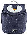 Trixie Mini Backpack - Mr Penguin - Blue - 30 x 23 cm Kindergarten Backpacks