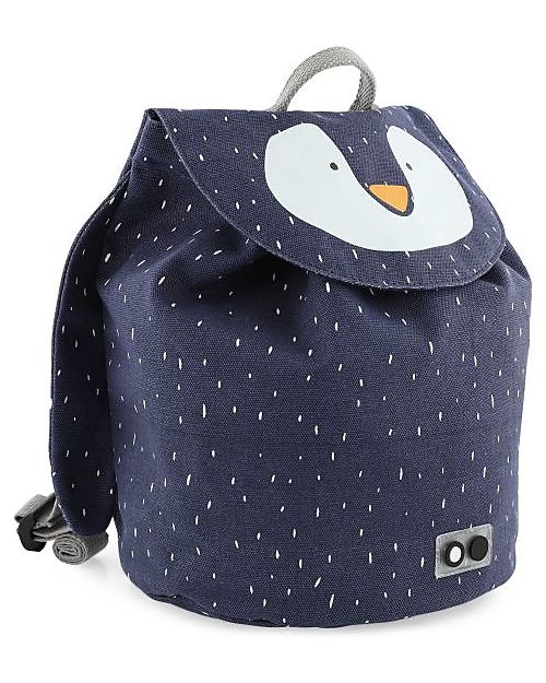 Trixie Mini Backpack - Mr Penguin - Blue - 30 x 23 cm Kindergarten Backpacks