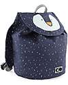 Trixie Mini Backpack - Mr Penguin - Blue - 30 x 23 cm Kindergarten Backpacks