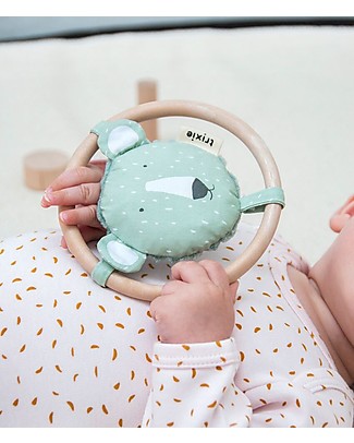 Trixie Rattle for Babies, Mr Polar Bear Rattles