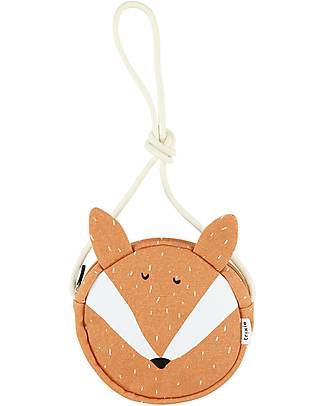 Trixie Round Purse - Mr Fox - Orange Makeup Bags and Pouches