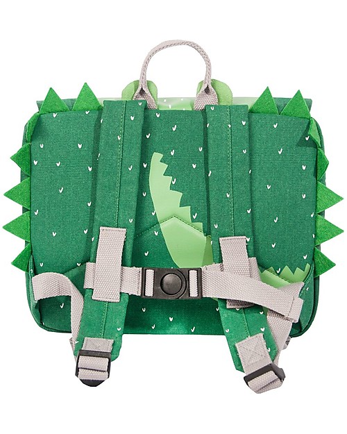 Trixie Satchel, Mr Crocodile - Cotton (29x10x25cm) Kindergarten Backpacks