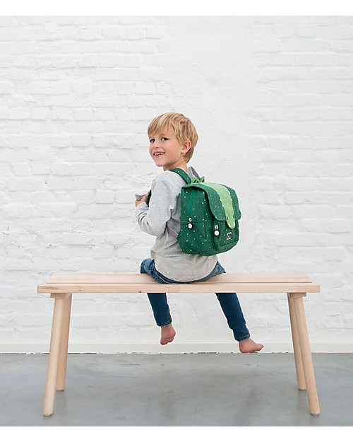 Trixie Satchel, Mr Crocodile - Cotton (29x10x25cm) Kindergarten Backpacks