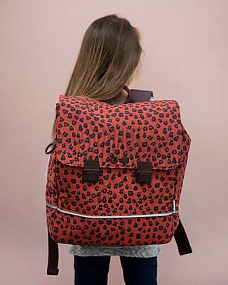 Trixie School Bakcpack with Gym Sack - Leopard Kindergarten Backpacks