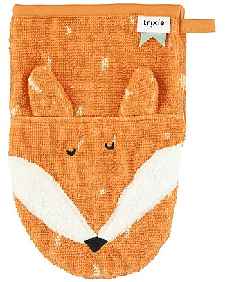 Trixie Washcloth, Mr Fox - 14 x 22 cm Bath Gloves