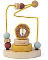 Trixie Wooden Beads Maze - Mr Lion - 15 x 11 x 8 cm - Motor and Concentration Skills Wooden Stacking Toys