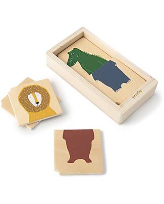 Trixie Wooden Puzzle - Animals - 100% FSC Certified Wood Puzzles
