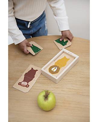 Trixie Wooden Puzzle - Animals - 100% FSC Certified Wood Puzzles