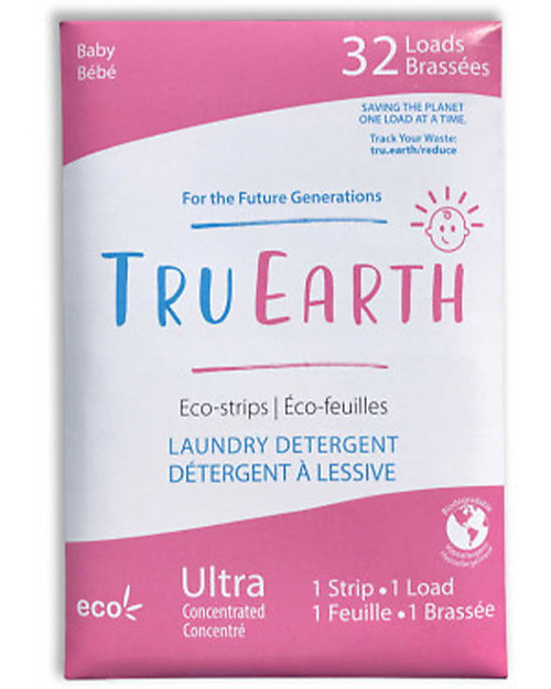 TruEarth Laundry Eco-Strips - Baby Laundry Detergent