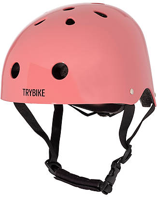 Trybike Bicycle CoConuts Helmet - Jaipur Pink - Shell in ABS - Adjustable and Breathable Bicycle Helmets