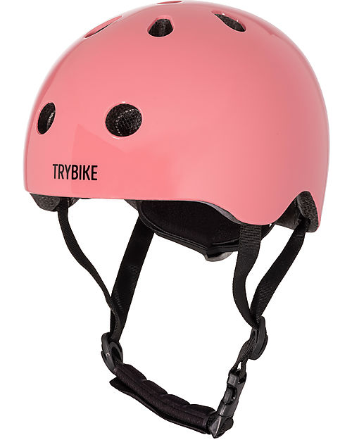 Trybike Bicycle CoConuts Helmet - Jaipur Pink - Shell in ABS - Adjustable and Breathable Bicycle Helmets