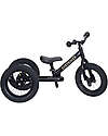 Trybike Matt Black Bike 2 in 1 + Trike Conversion Kit Tricycles