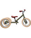 Trybike Matt Vintage Green Bike 2 in 1 + Trike Conversion Kit Tricycles
