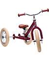 Trybike Matt Vintage Red Bike 2 in 1 + Trike Conversion Kit Tricycles