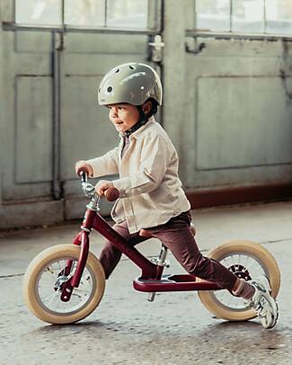 Trybike Matt Vintage Red Bike 2 in 1 + Trike Conversion Kit Tricycles